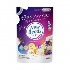 KAO New Beads Yoru Жидкое средство для стирки, аромат жасмина, мускуса, сменная упаковка 560г.