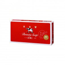 COW Red Box Молочное увлажняющее туалетное мыло с ароматом розы, 2шт. по 125г.