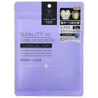 QF99 QUALITY 1ST DERMA LASER SUPER EXOSOME 100. Маска дерма лазер омолаживающая суперэкзосомы 100 кволитифест 7 шт.