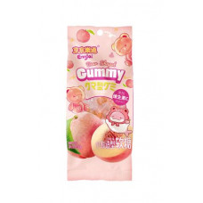 Конфета желейная в форме медведя Bear Shaped Gummy White peach вкус персика, Guangdong 50г