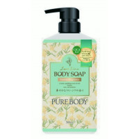 "Mitsuei" " Love Line "Pure Body Freesia" Увл. гель д/душа с аргановым маслом, гиалуроновой кислотой, коллагеном с ароматом фрезия 500мл 