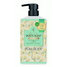 "Mitsuei" " Love Line "Pure Body Freesia" Увл. гель д/душа с аргановым маслом, гиалуроновой кислотой, коллагеном с ароматом фрезия 500мл 