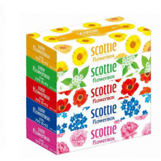 NP Салфетки Crecia "Scottie Flowerbox" двухслойные, 250 шт. х 5 коробок